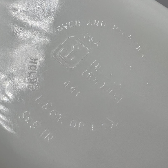 Vintage Anchor Hocking Golden Harvest 441 Rectangle Casserole Dish 5x9 Inch - Picture 6 of 9